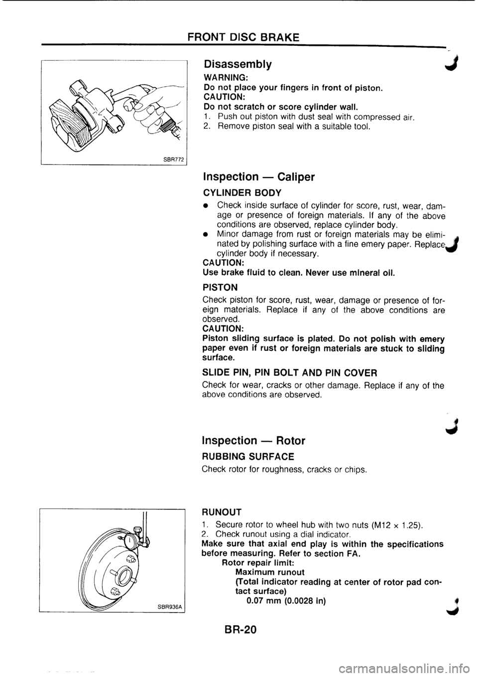 NISSAN PRIMERA 1998  Service Repair Manual 