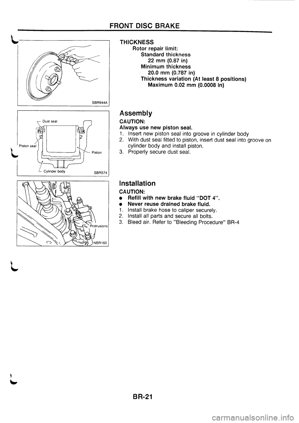 NISSAN PRIMERA 1998  Service Repair Manual 