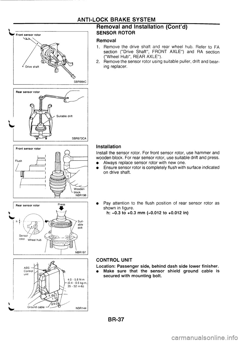 NISSAN PRIMERA 1998  Service Repair Manual 