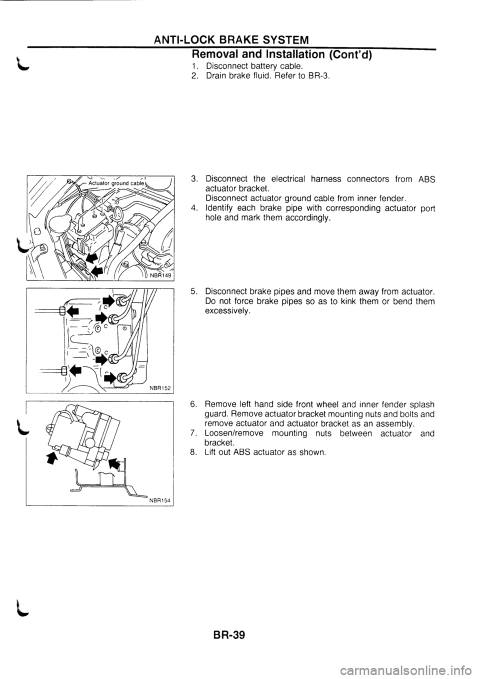 NISSAN PRIMERA 1998  Service Repair Manual 