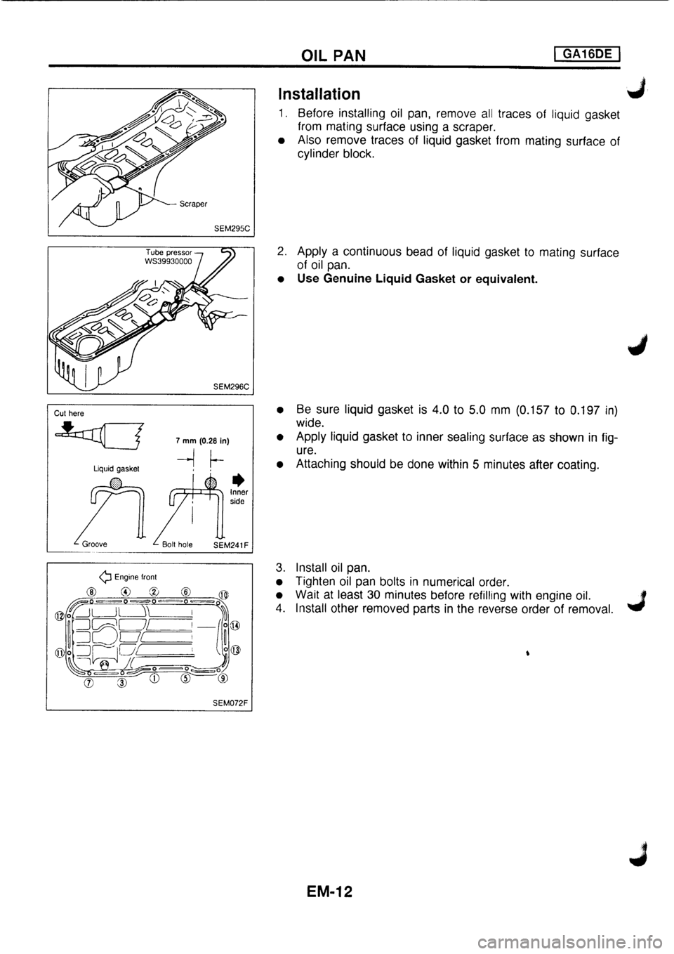 NISSAN PRIMERA 1998  Service Repair Manual 