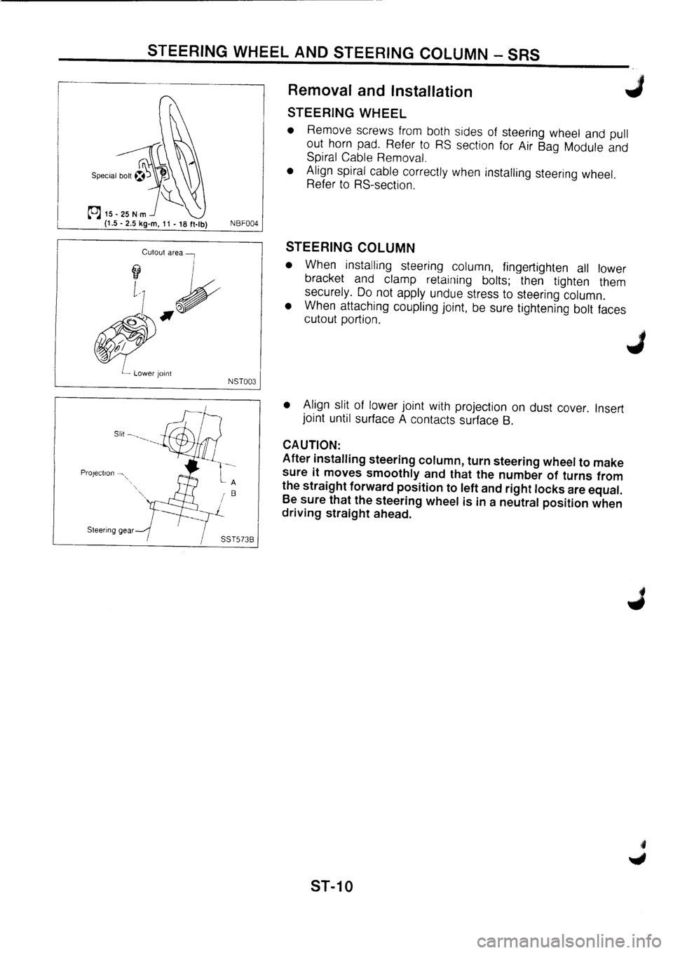 NISSAN PRIMERA 1998  Service Repair Manual 