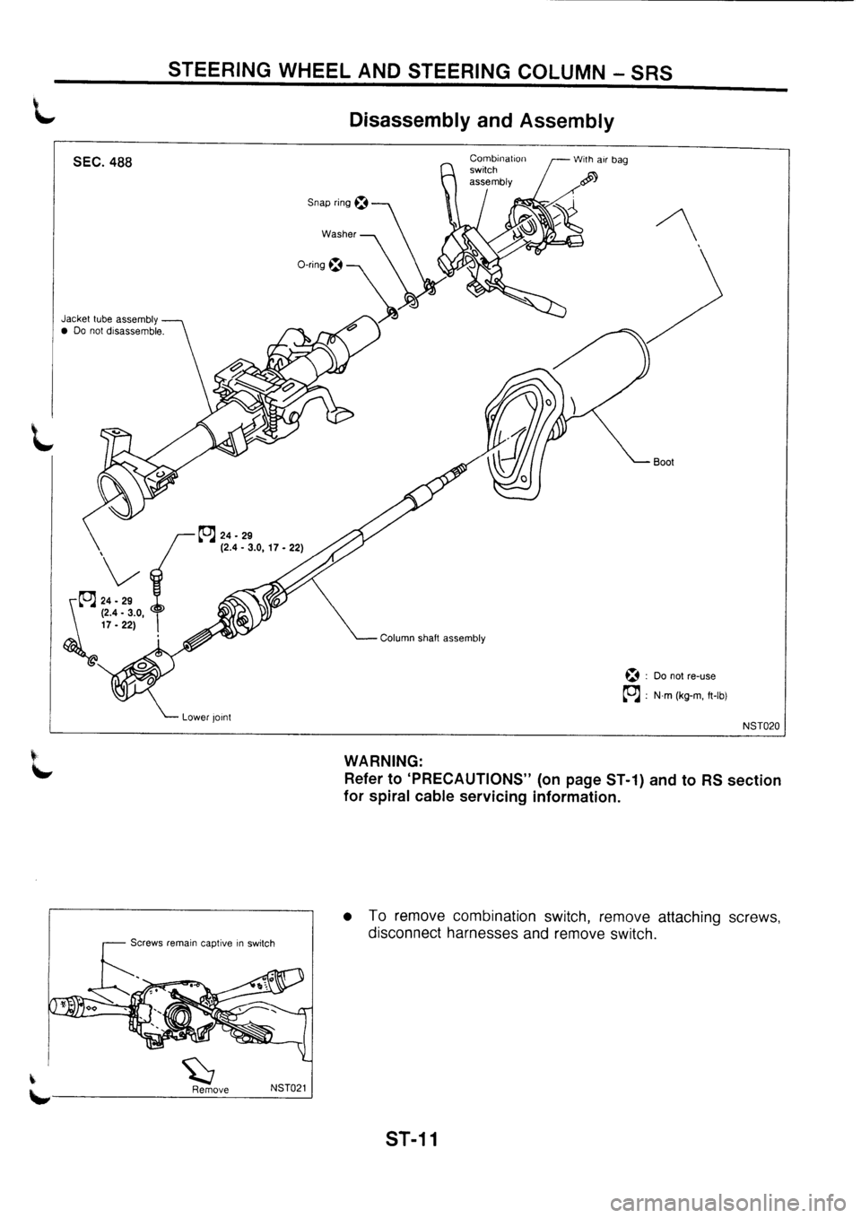NISSAN PRIMERA 1998  Service Repair Manual 