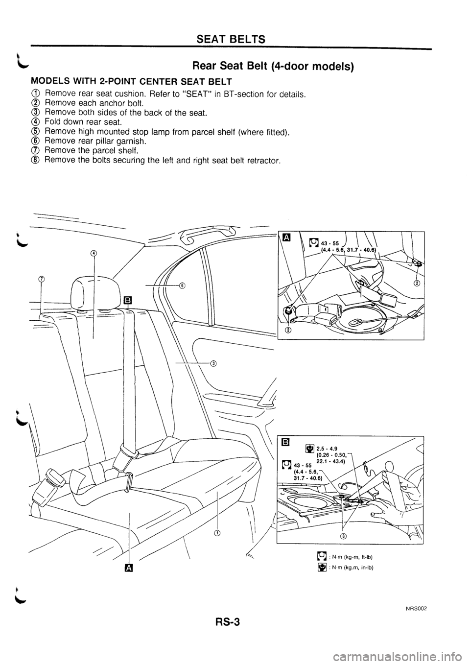 NISSAN PRIMERA 1998  Service Repair Manual 