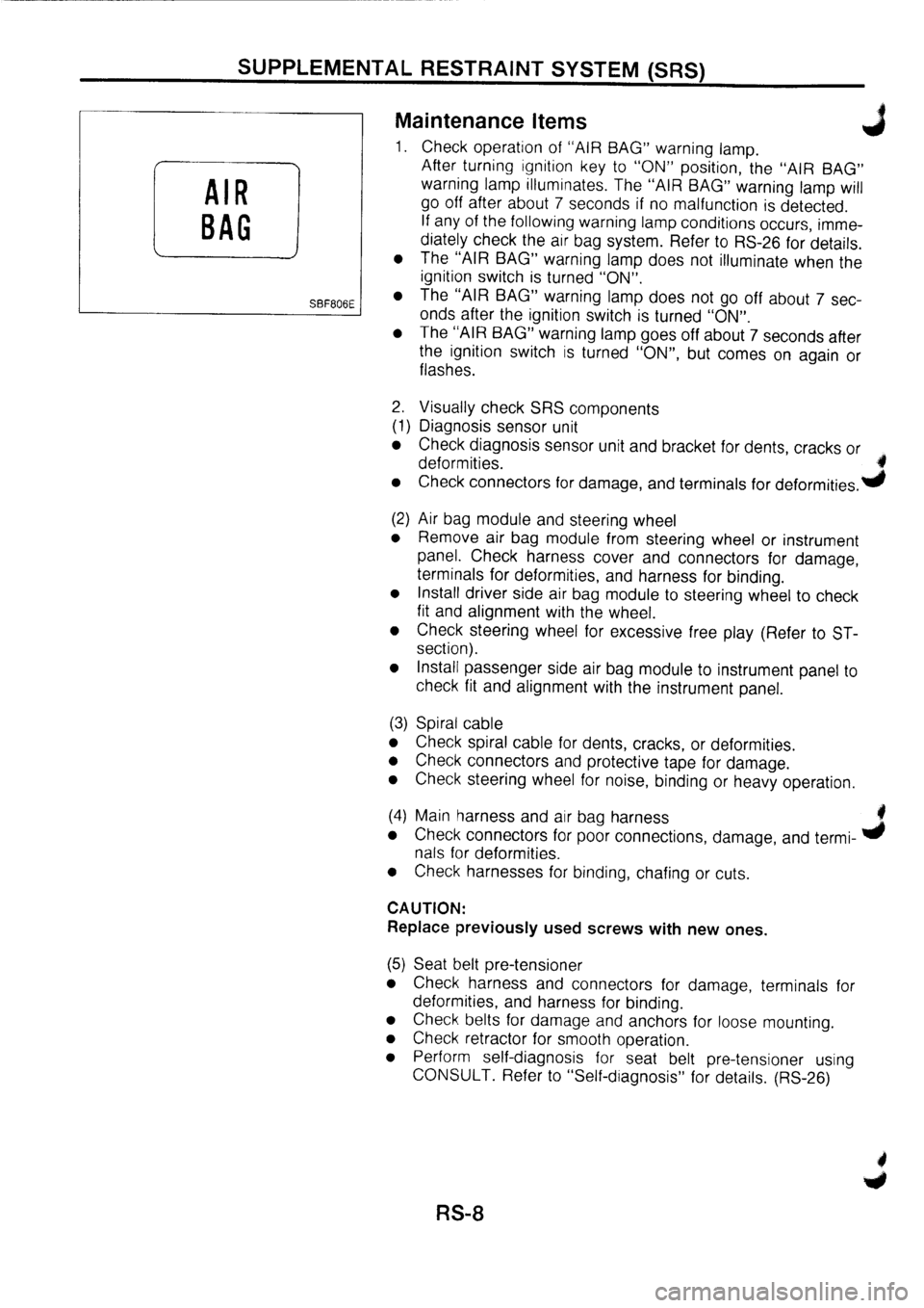 NISSAN PRIMERA 1998  Service Repair Manual 
