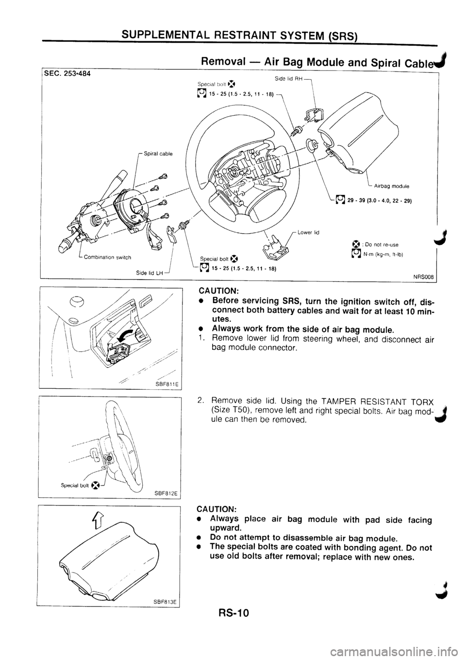 NISSAN PRIMERA 1998  Service Repair Manual 