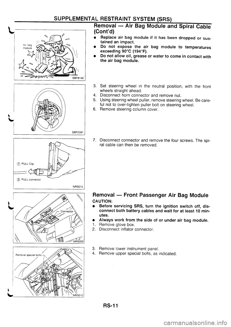 NISSAN PRIMERA 1998  Service Repair Manual 