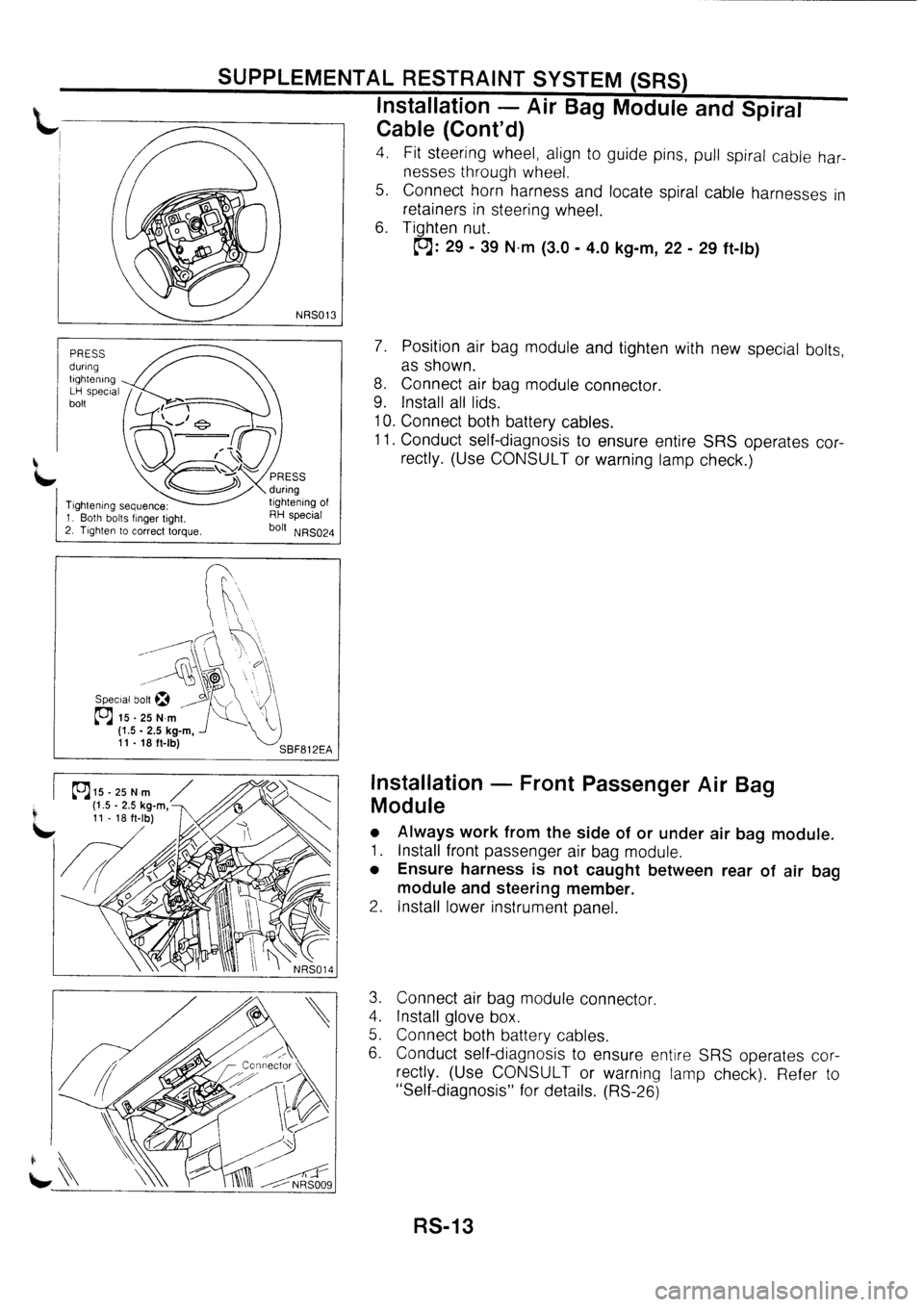NISSAN PRIMERA 1998  Service Repair Manual 