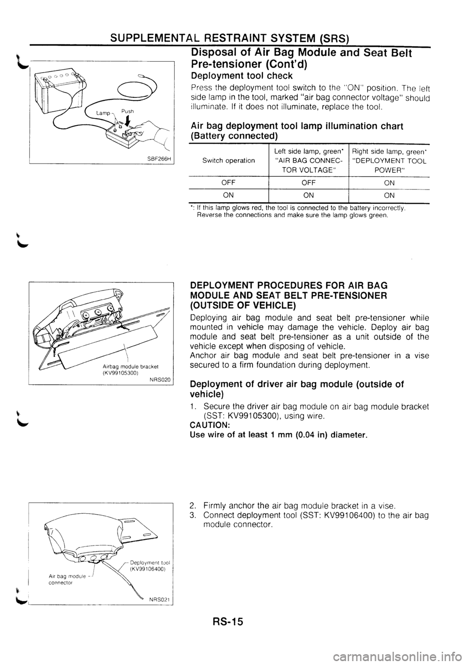 NISSAN PRIMERA 1998  Service Repair Manual 