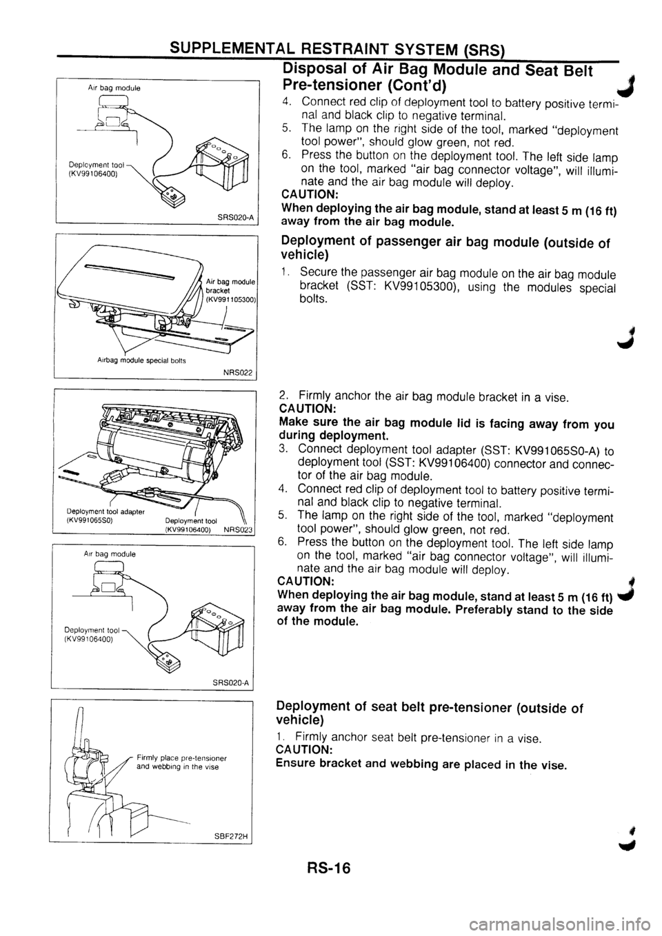 NISSAN PRIMERA 1998  Service Repair Manual 