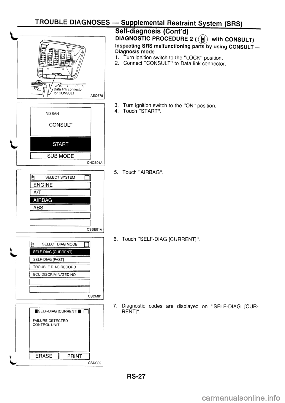 NISSAN PRIMERA 1998  Service Repair Manual 