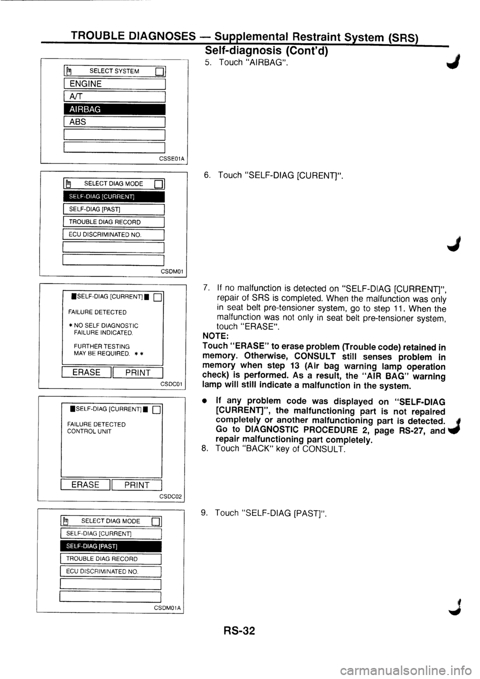NISSAN PRIMERA 1998  Service Repair Manual 