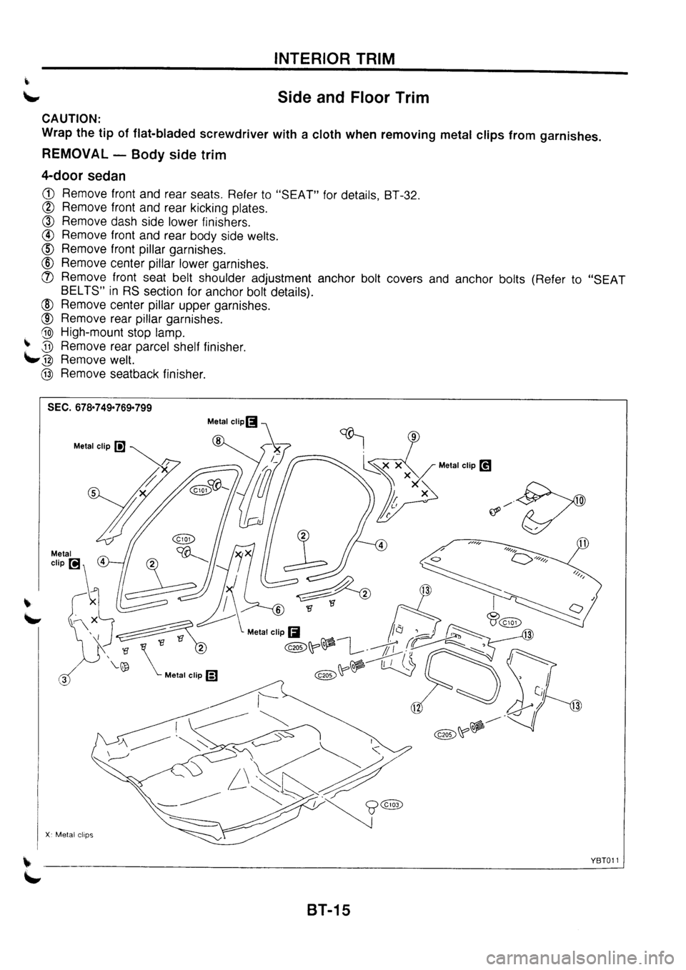NISSAN PRIMERA 1998  Service Repair Manual 