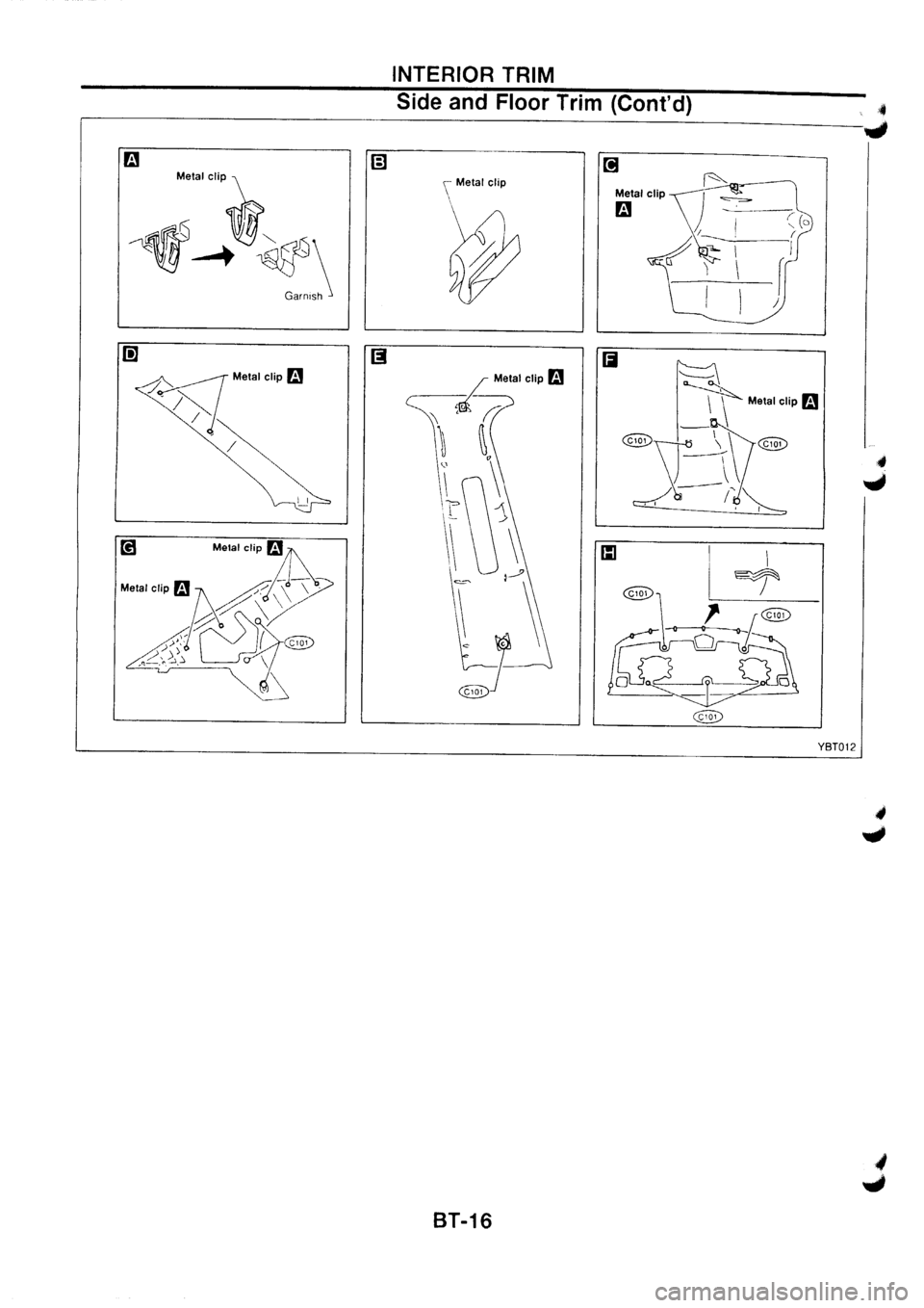 NISSAN PRIMERA 1998  Service Repair Manual 