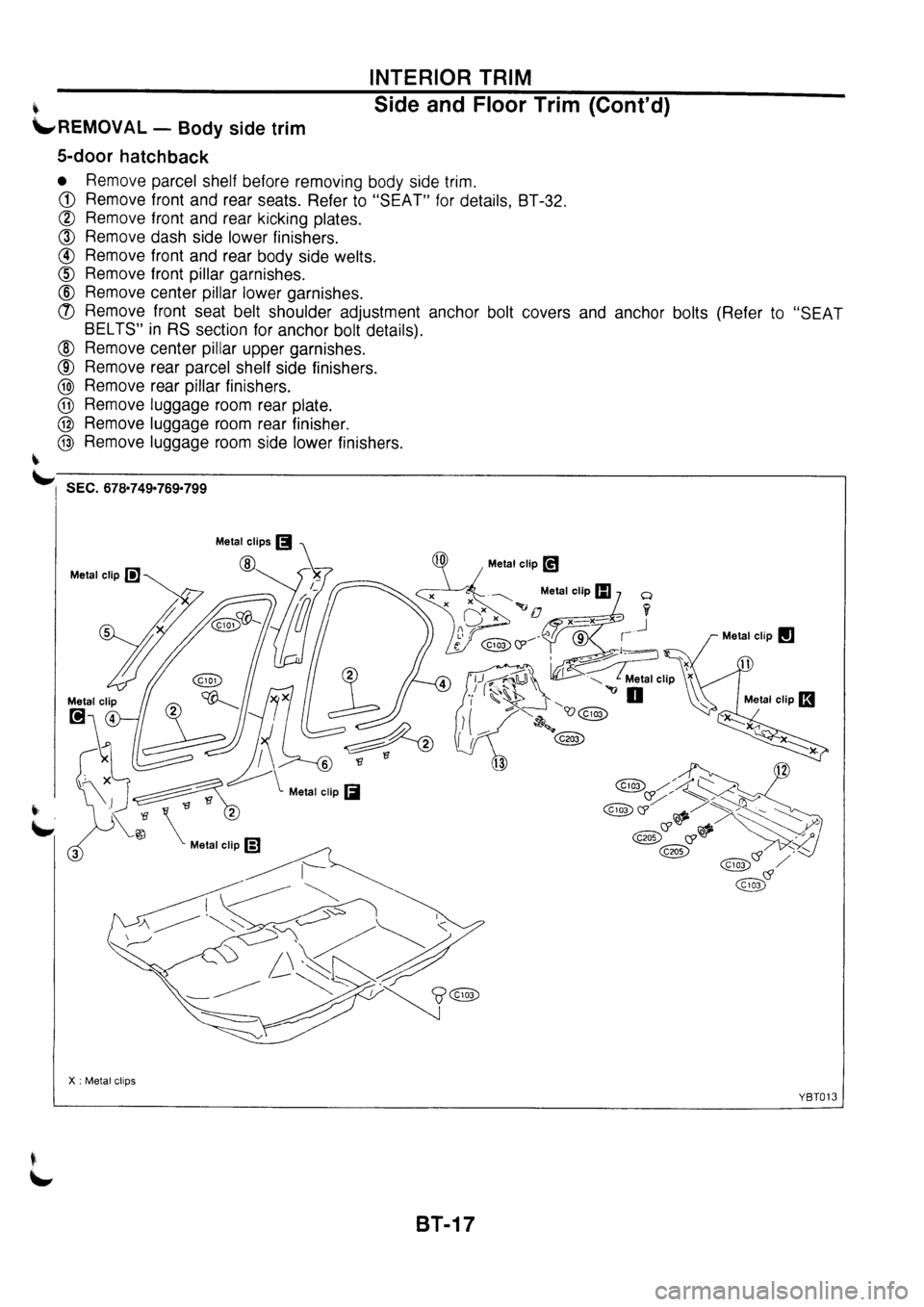 NISSAN PRIMERA 1998  Service Repair Manual 