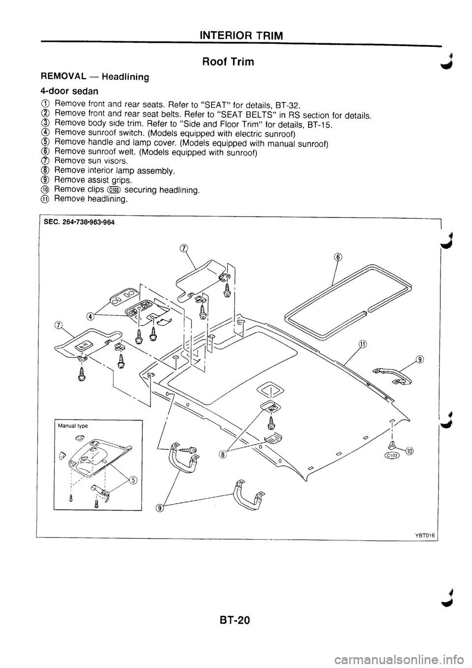 NISSAN PRIMERA 1998  Service Repair Manual 