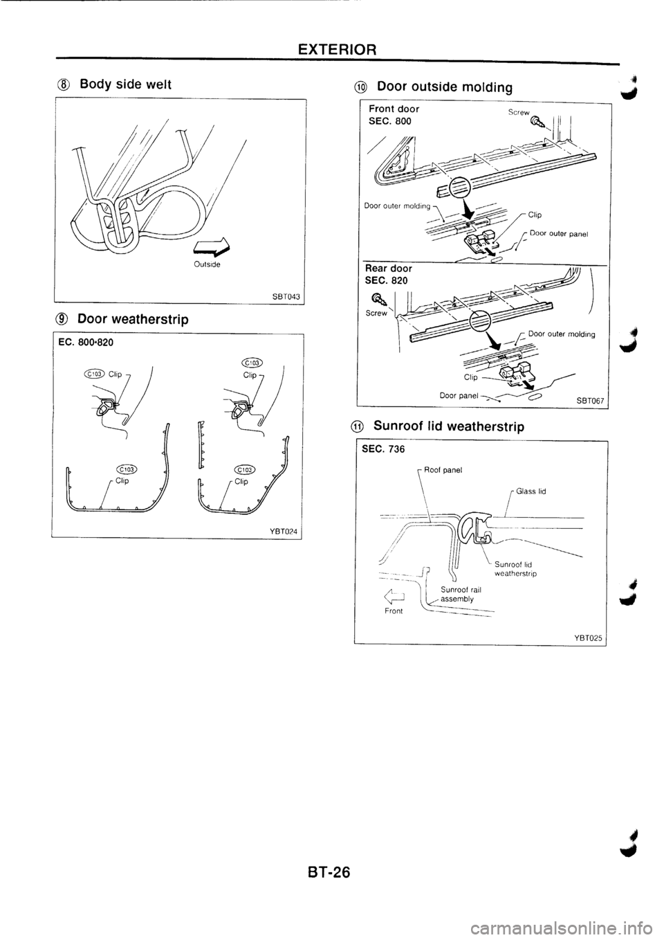 NISSAN PRIMERA 1998  Service Repair Manual 