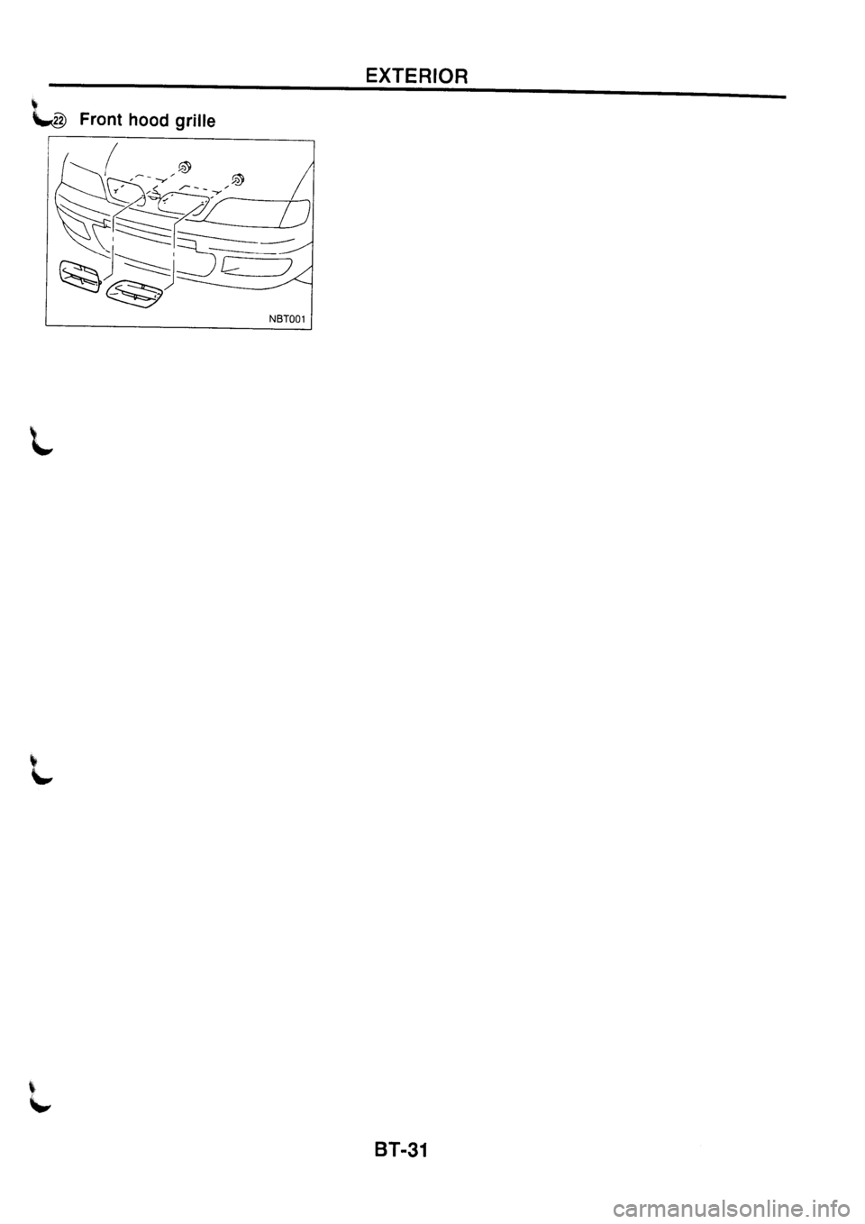 NISSAN PRIMERA 1998  Service Repair Manual 