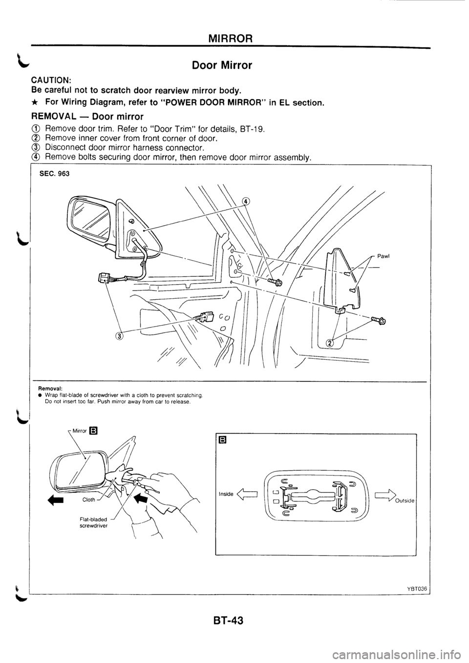 NISSAN PRIMERA 1998  Service Repair Manual 