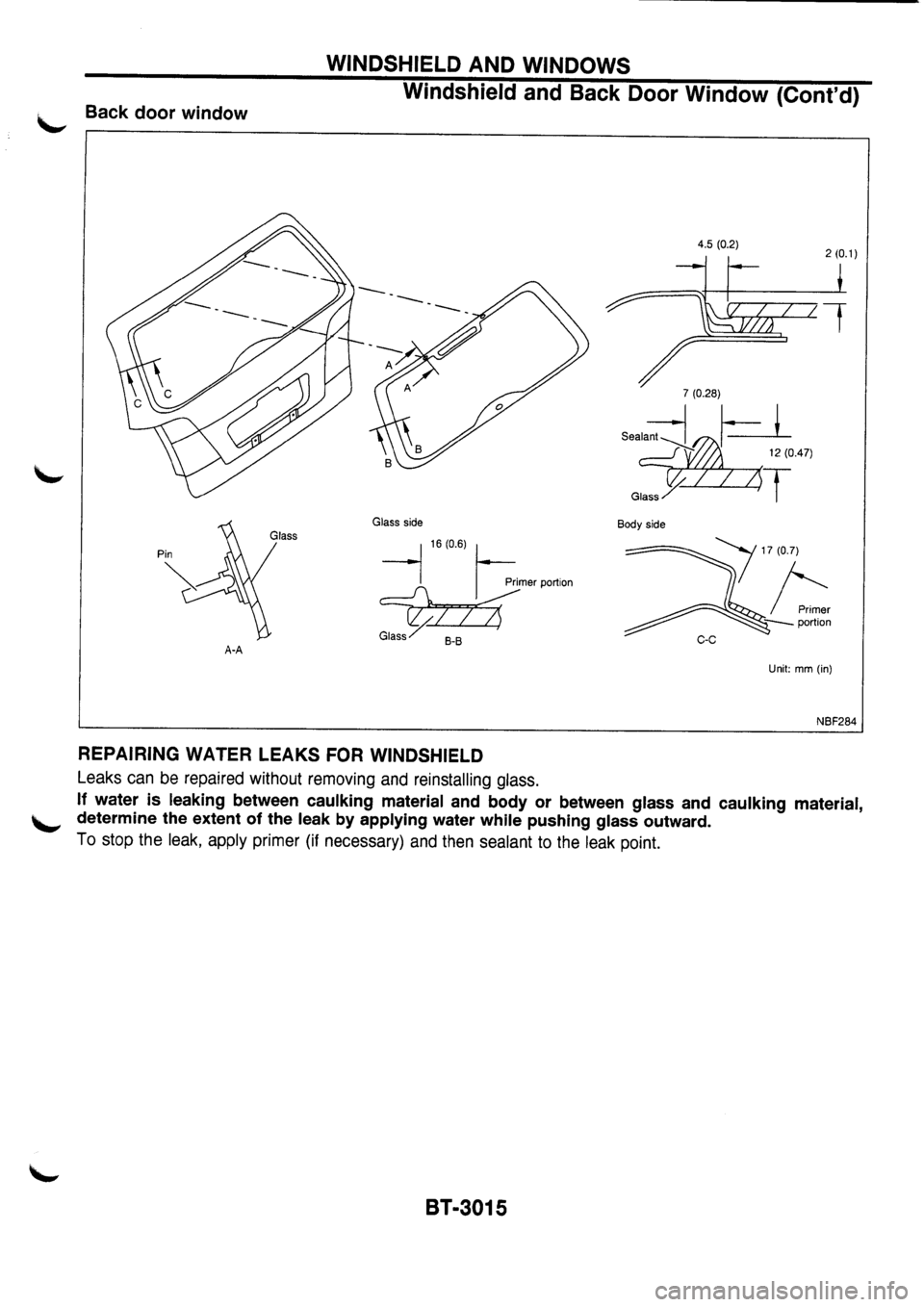 NISSAN PRIMERA 1998  Service Repair Manual 