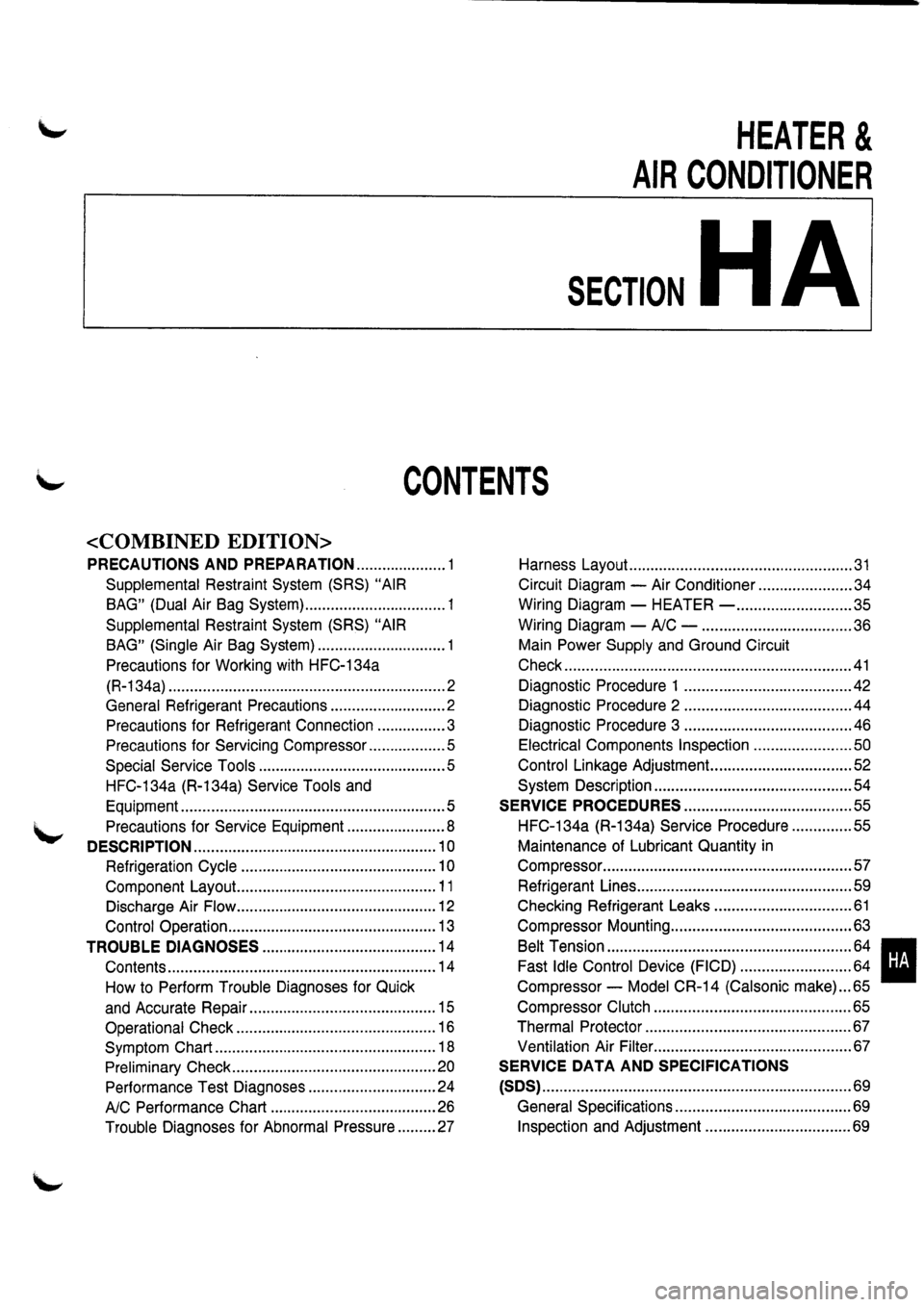NISSAN PRIMERA 1998  Service Repair Manual 