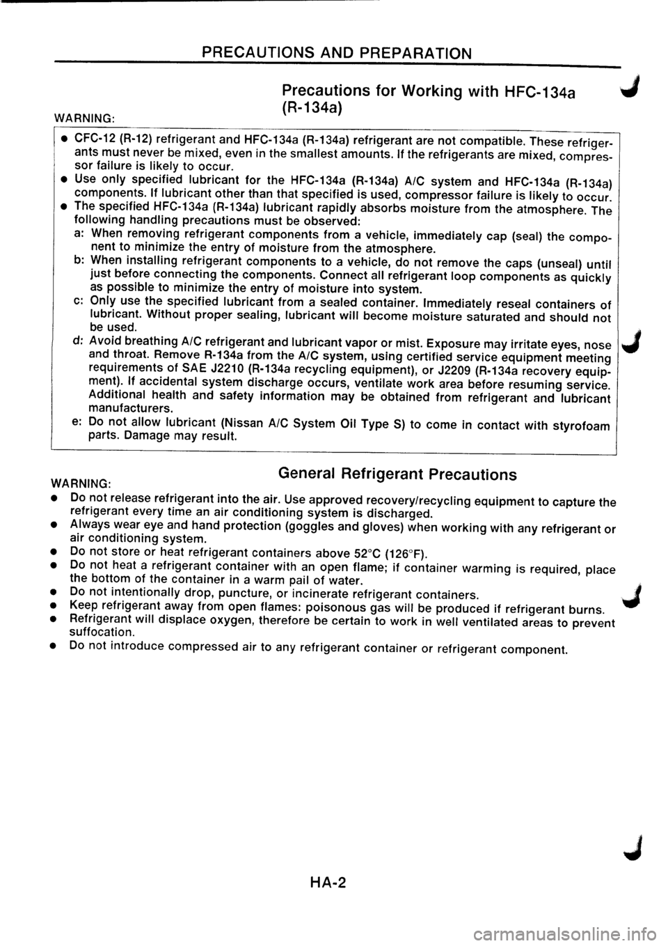 NISSAN PRIMERA 1998  Service Repair Manual 