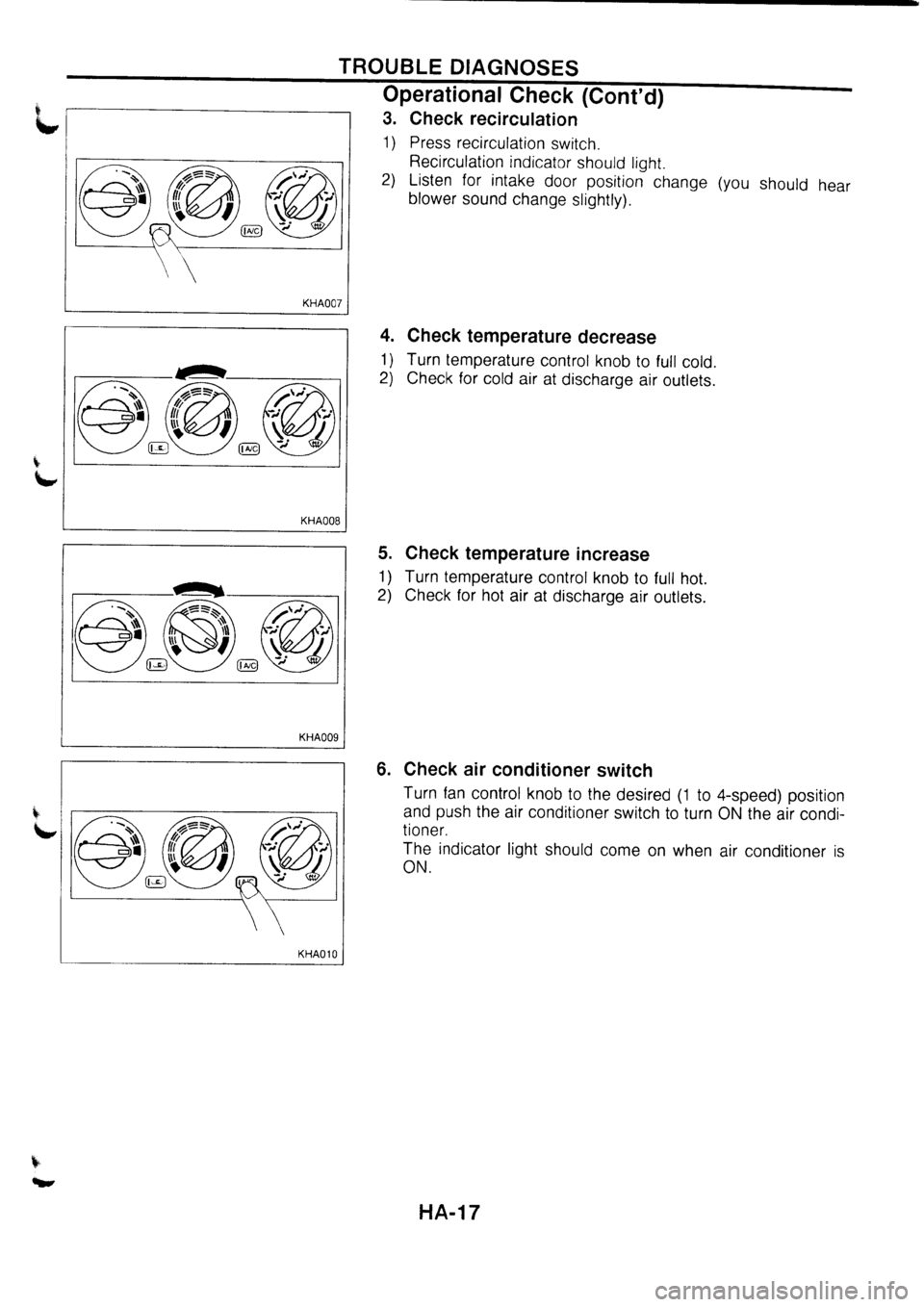 NISSAN PRIMERA 1998  Service Repair Manual 