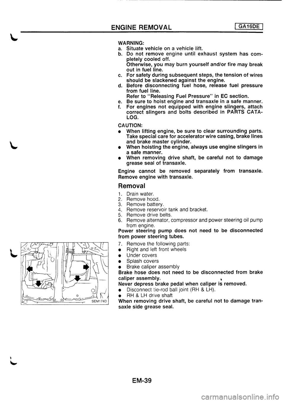 NISSAN PRIMERA 1998  Service Repair Manual 