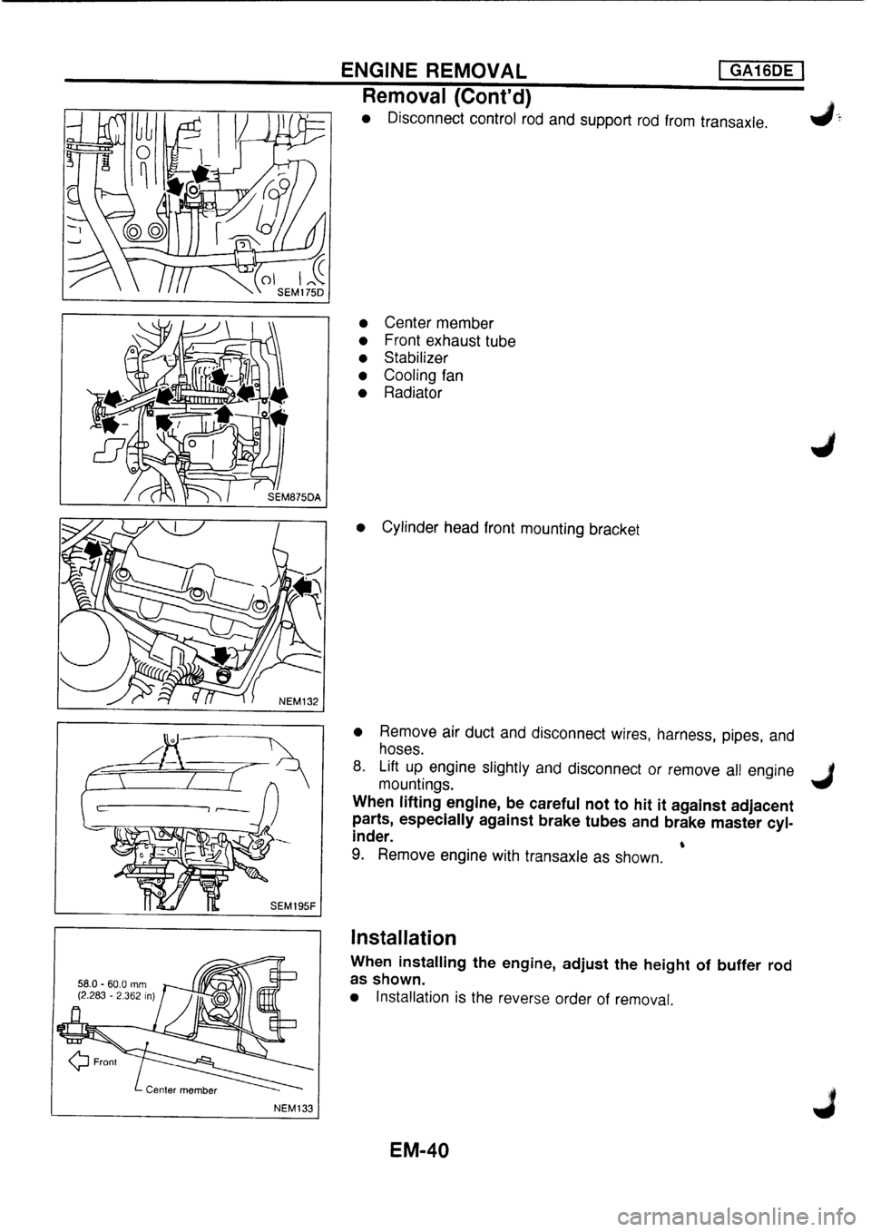 NISSAN PRIMERA 1998  Service Repair Manual 