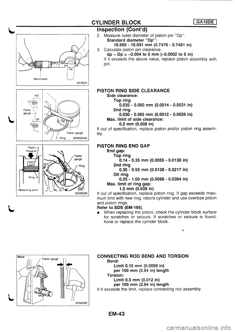 NISSAN PRIMERA 1998  Service Repair Manual 