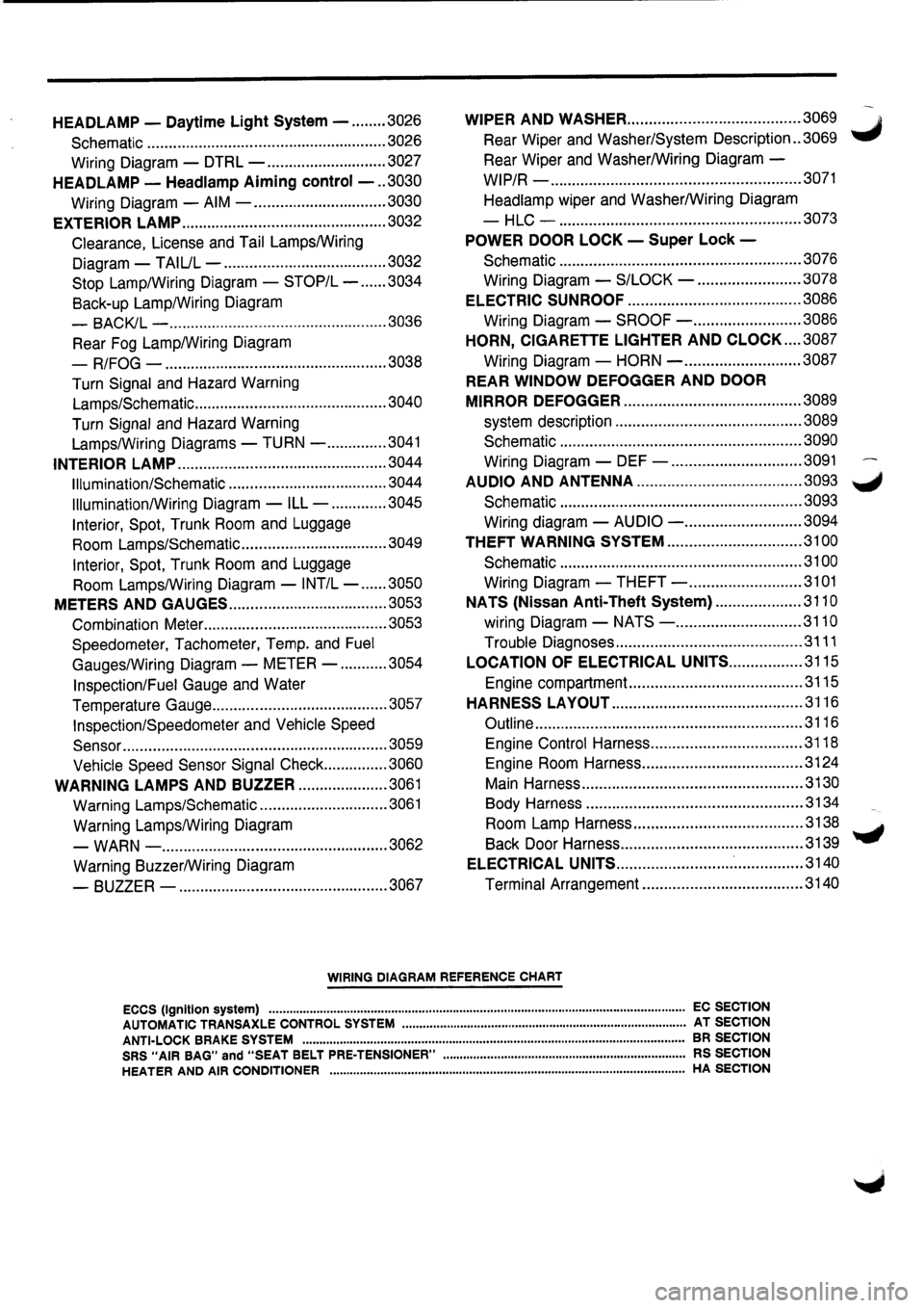 NISSAN PRIMERA 1998  Service Repair Manual 
