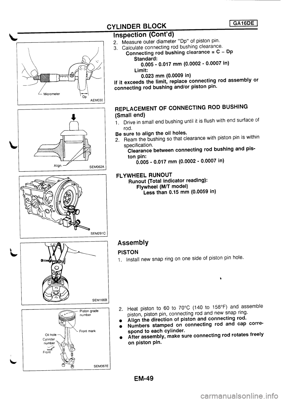 NISSAN PRIMERA 1998  Service Repair Manual 