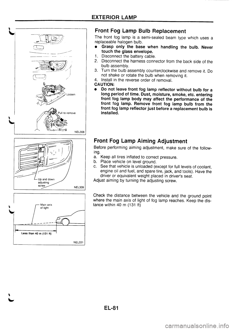 NISSAN PRIMERA 1998  Service Repair Manual 