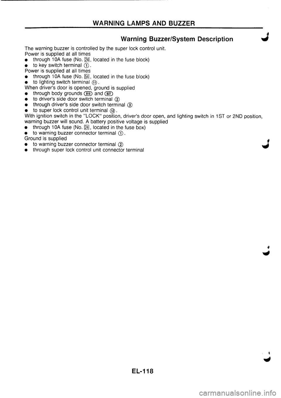 NISSAN PRIMERA 1998  Service Repair Manual 