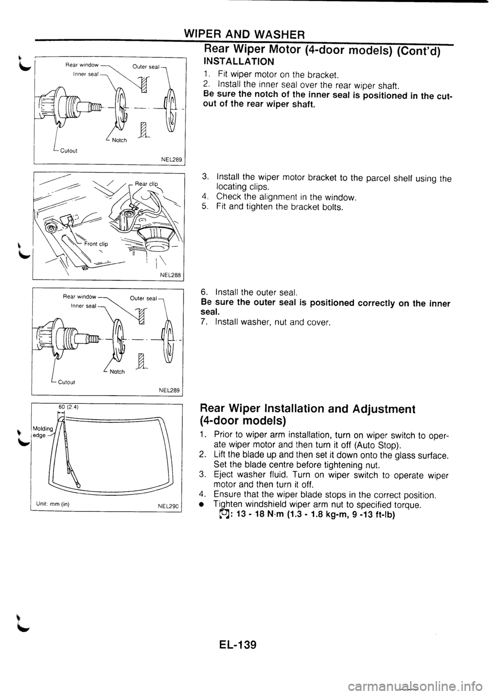 NISSAN PRIMERA 1998  Service Repair Manual 
