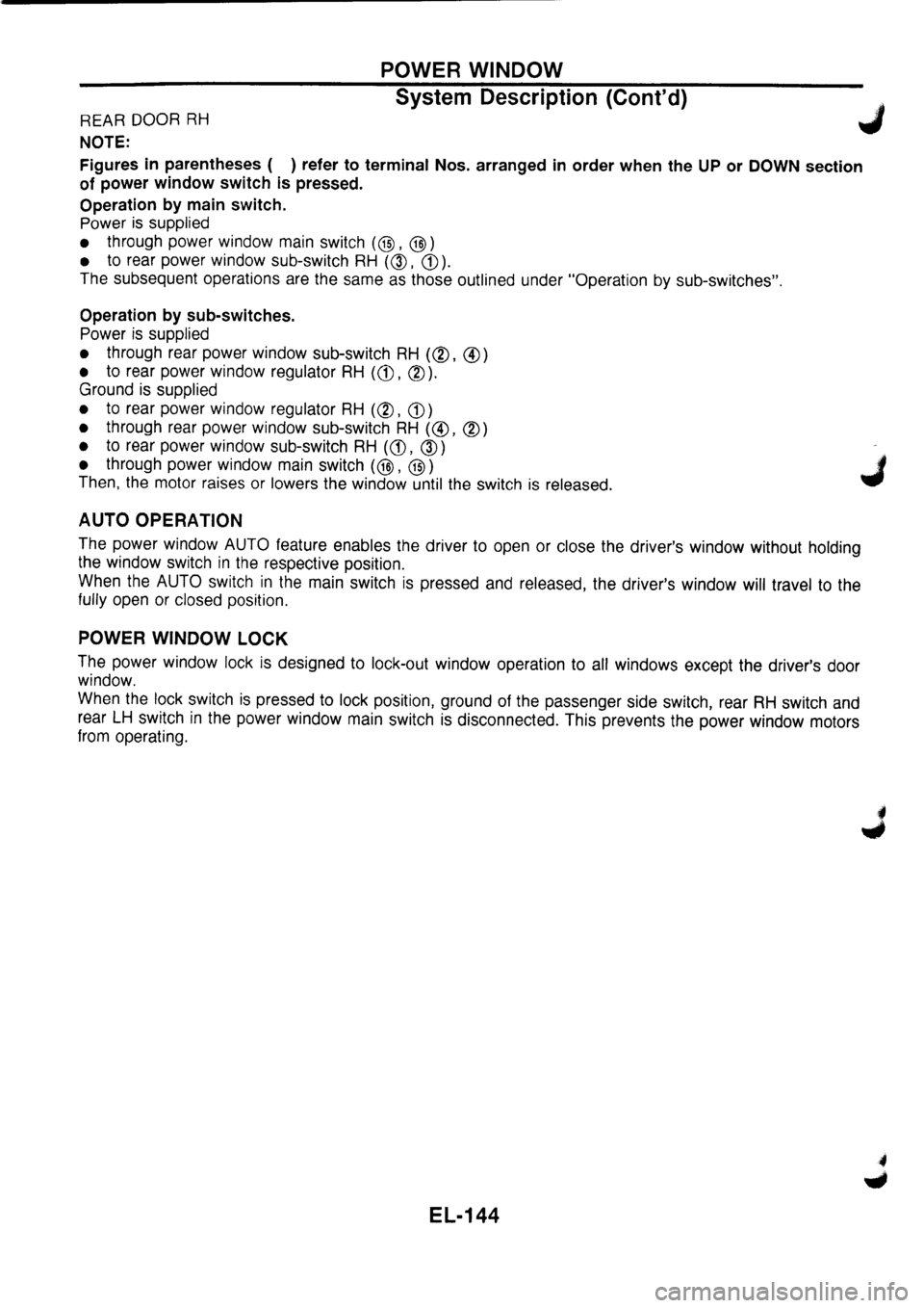 NISSAN PRIMERA 1998  Service Repair Manual 