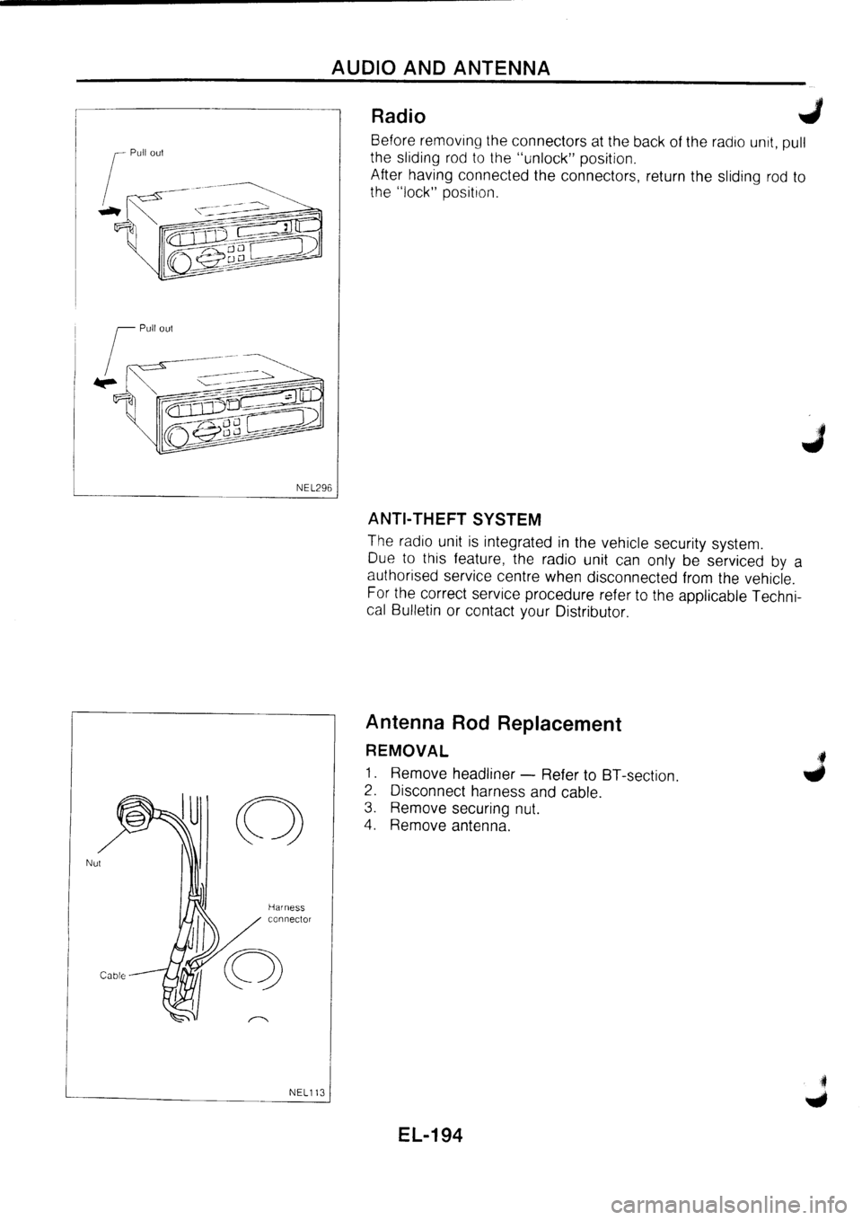 NISSAN PRIMERA 1998  Service Repair Manual 