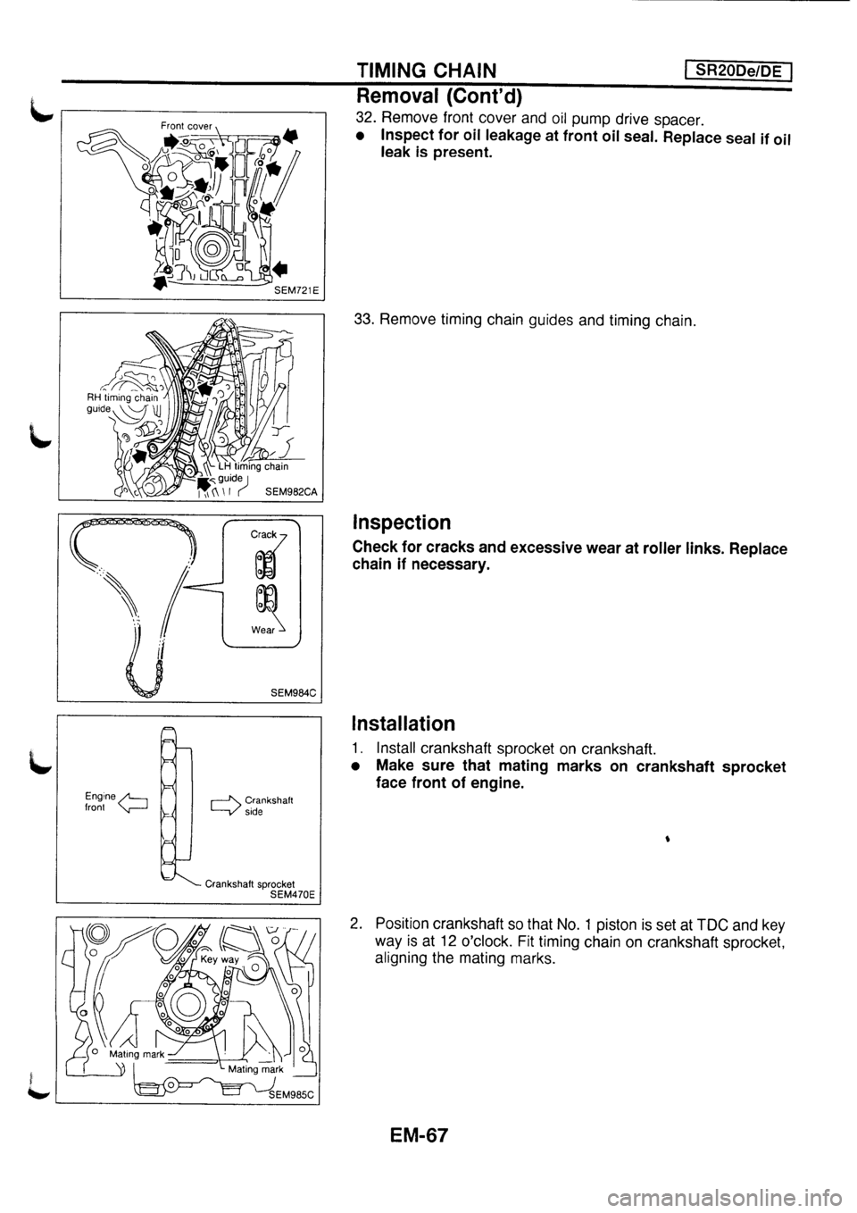 NISSAN PRIMERA 1998  Service Repair Manual 