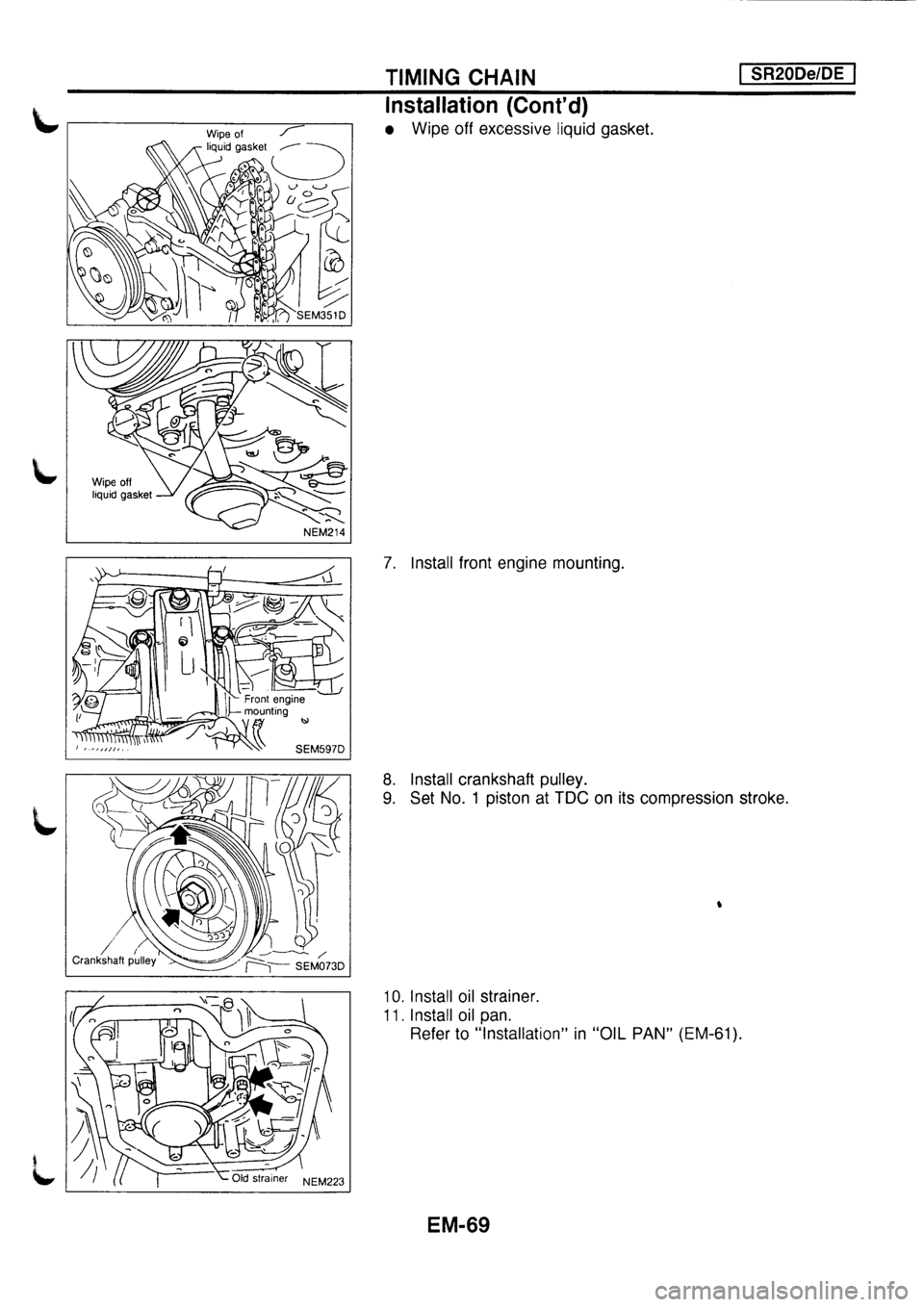 NISSAN PRIMERA 1998  Service Repair Manual 