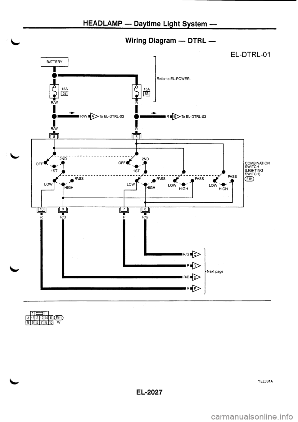 NISSAN PRIMERA 1998  Service Repair Manual 