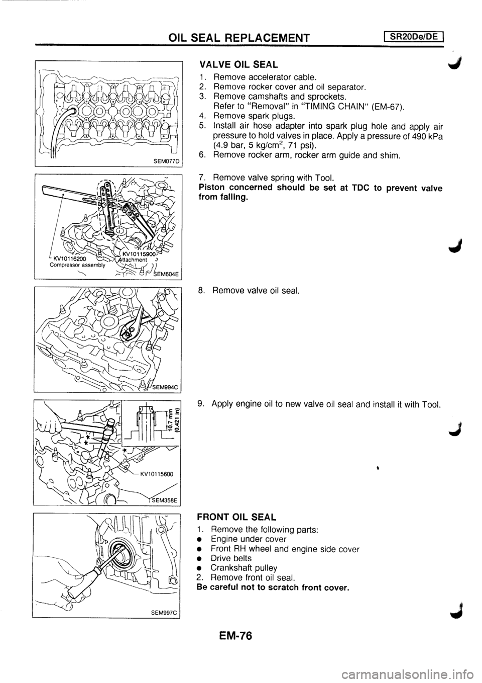 NISSAN PRIMERA 1998  Service Repair Manual 