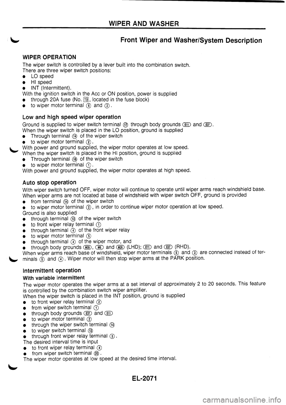 NISSAN PRIMERA 1998  Service Repair Manual 