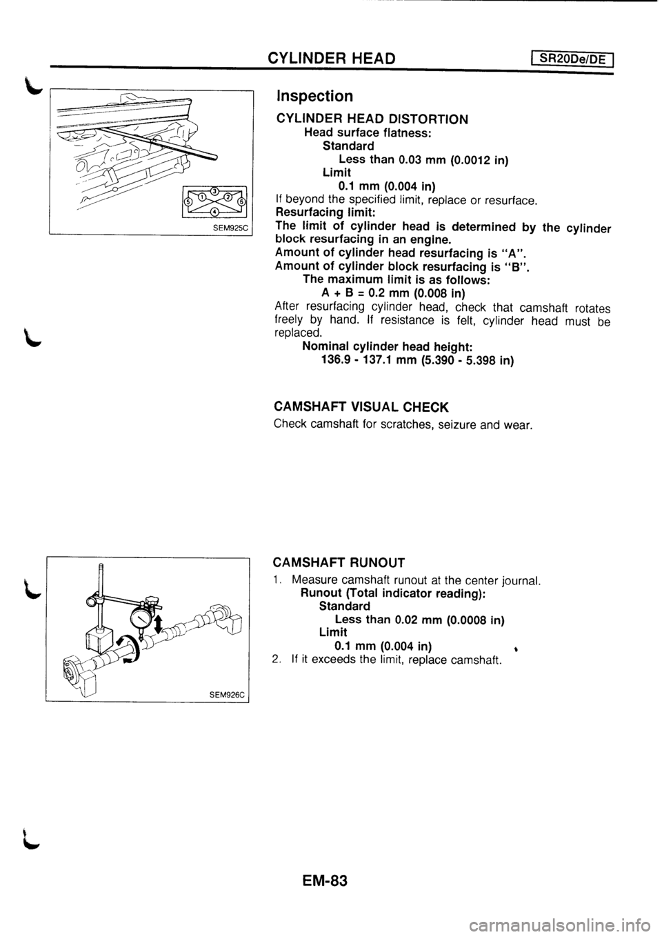 NISSAN PRIMERA 1998  Service Repair Manual 