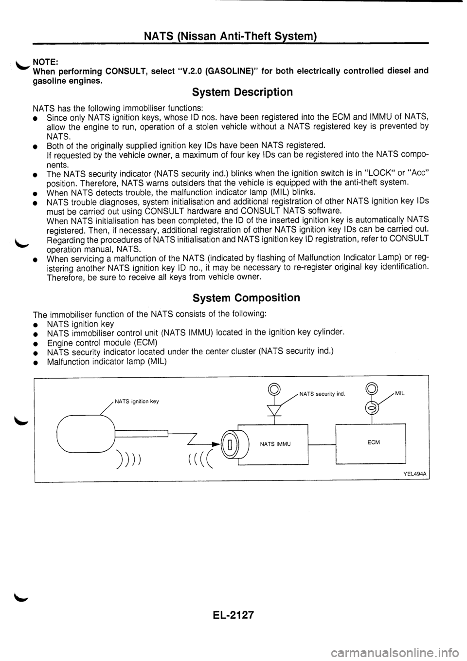 NISSAN PRIMERA 1998  Service Repair Manual 