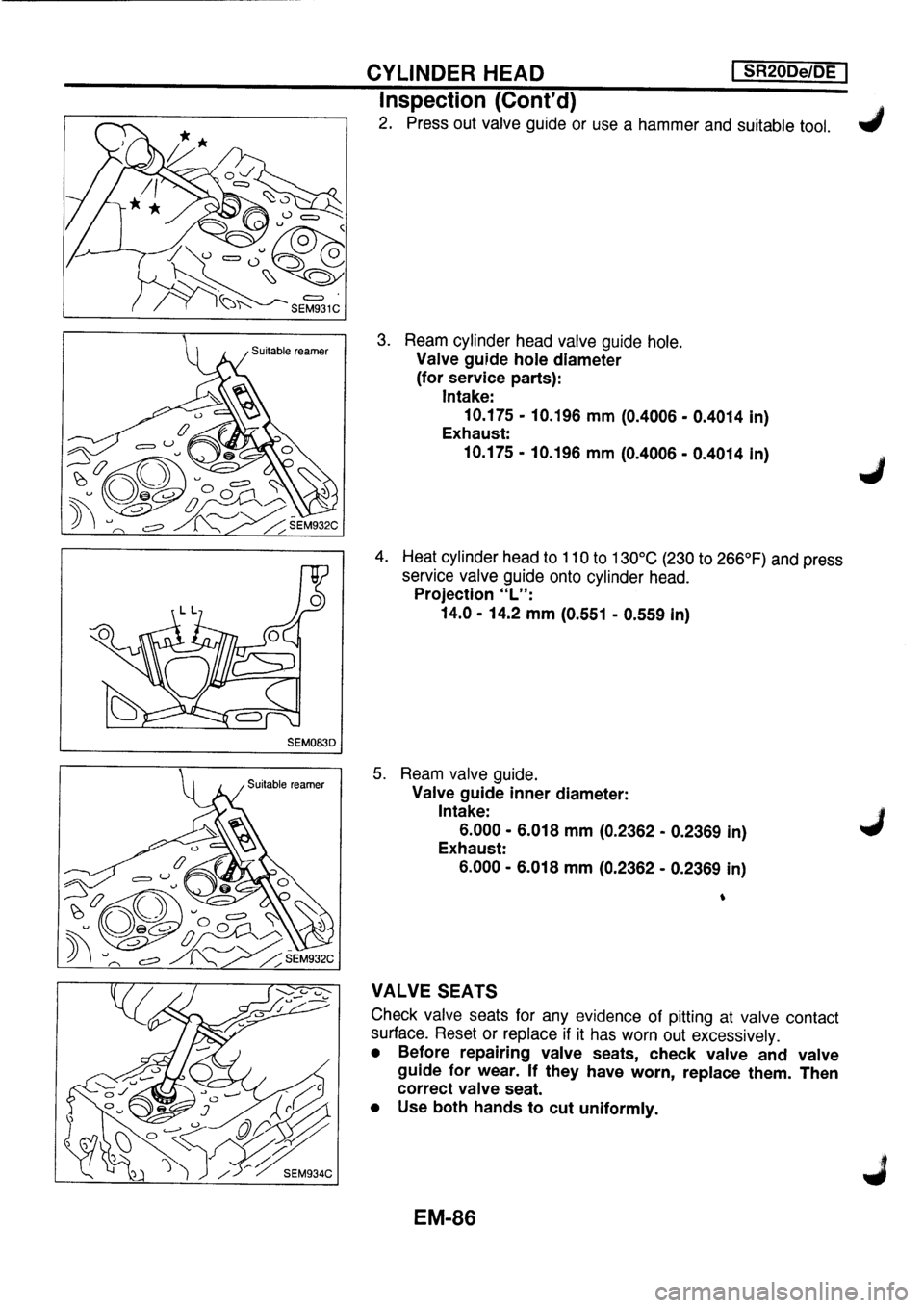 NISSAN PRIMERA 1998  Service Repair Manual 