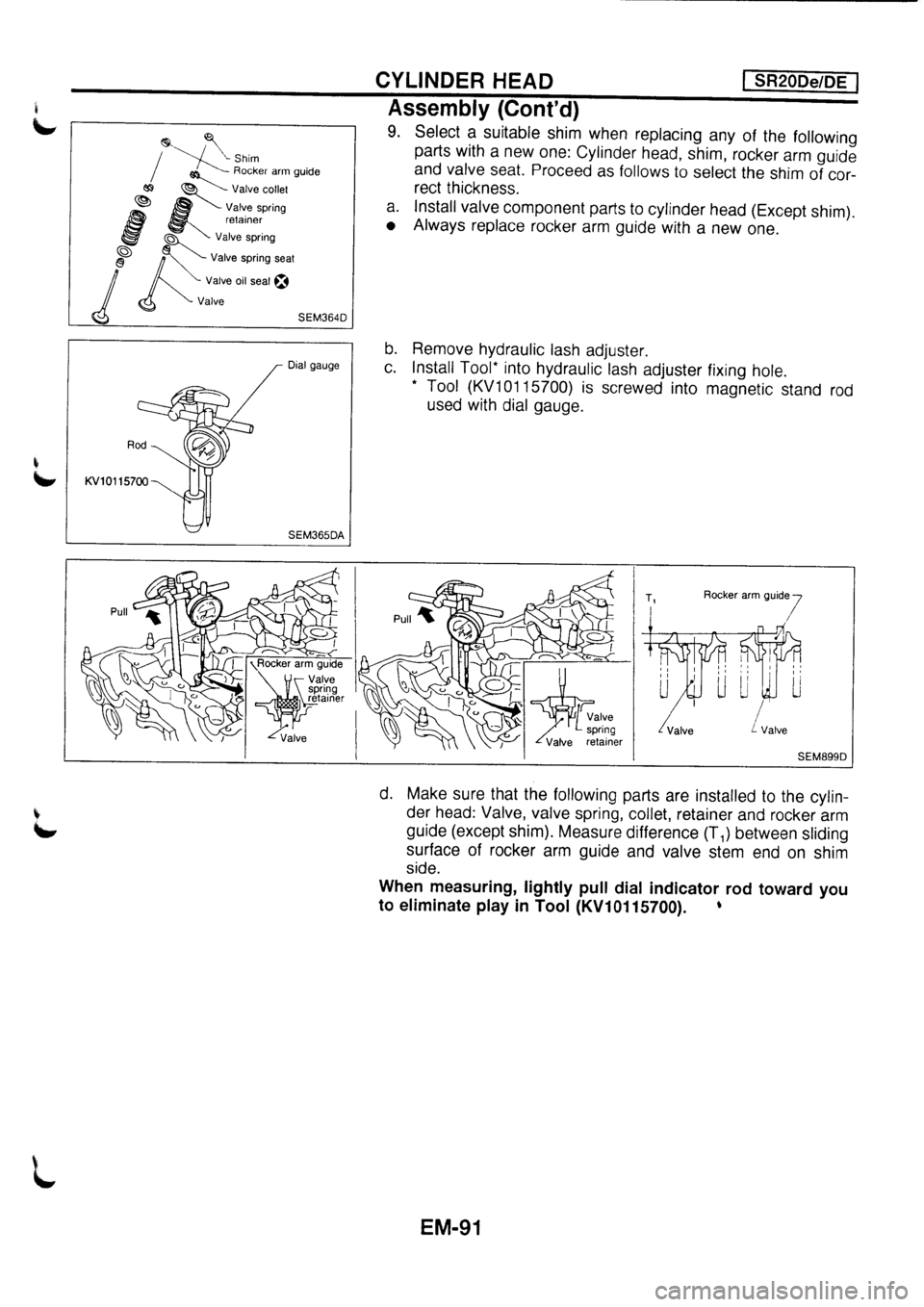 NISSAN PRIMERA 1998  Service Repair Manual 