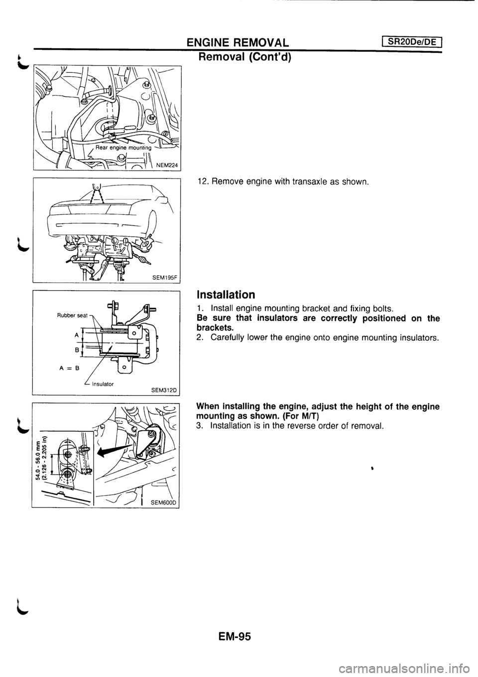 NISSAN PRIMERA 1998  Service Repair Manual 