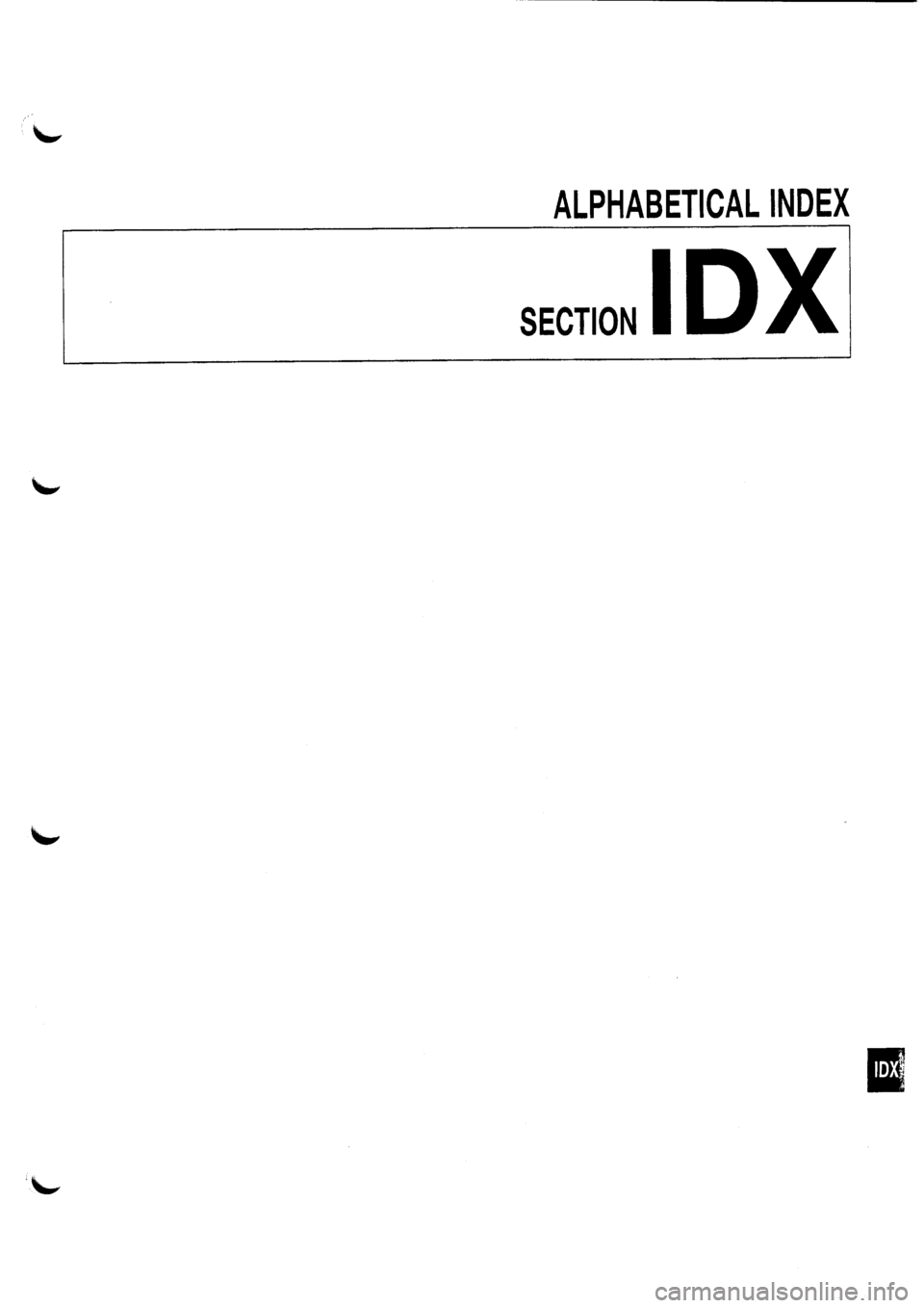 NISSAN PRIMERA 1998  Service Repair Manual 