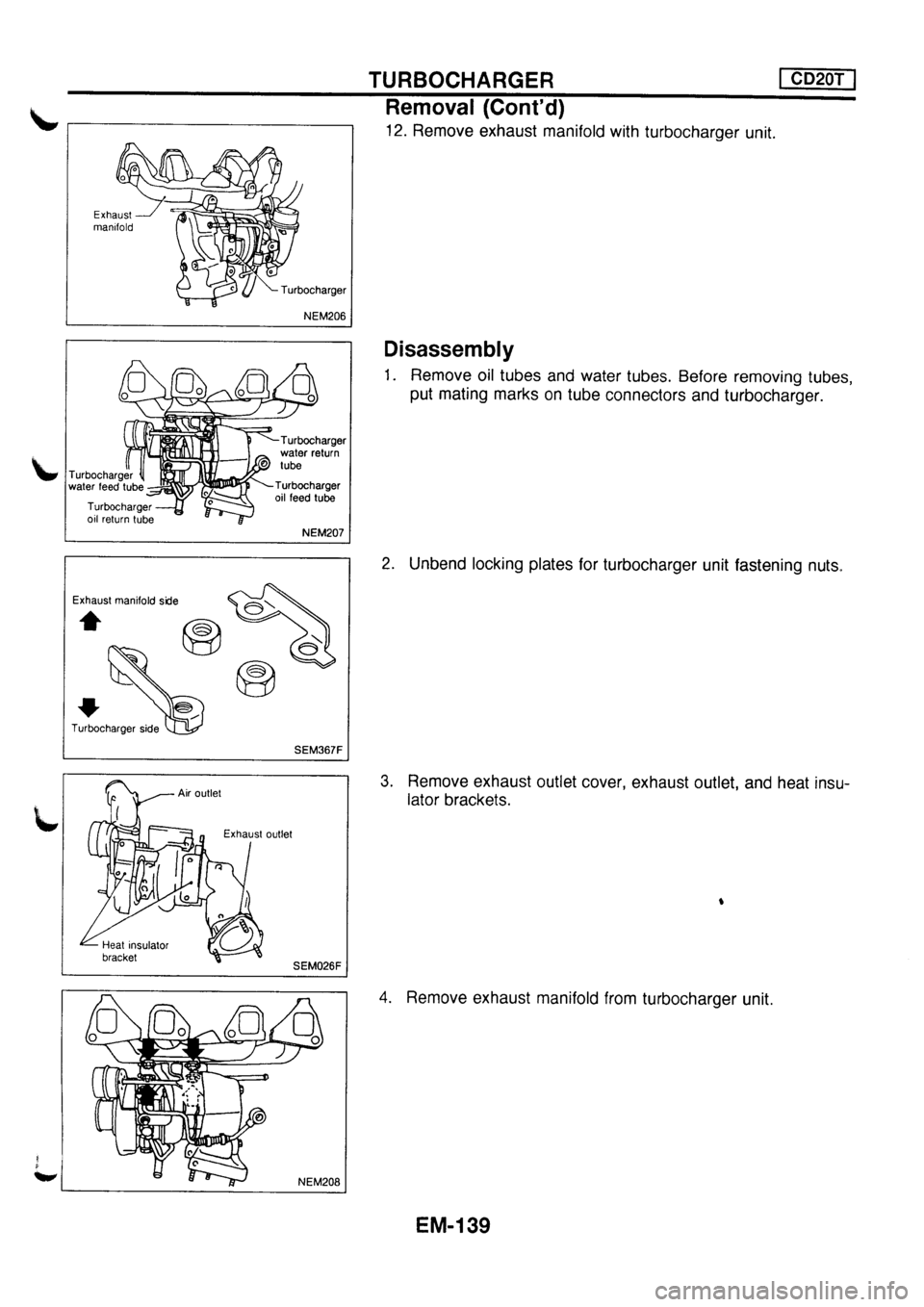 NISSAN PRIMERA 1998  Service Repair Manual 