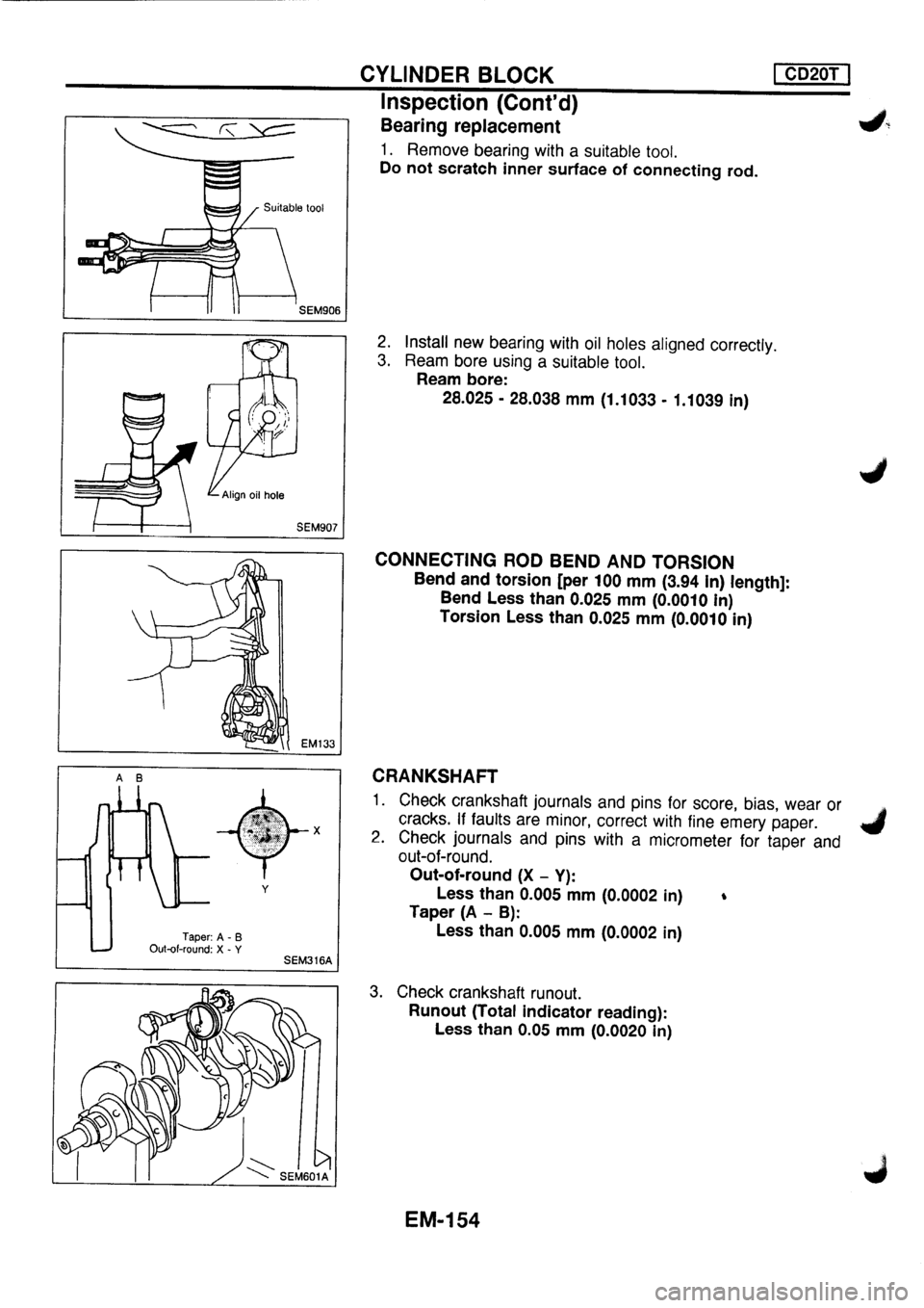 NISSAN PRIMERA 1998  Service Repair Manual 